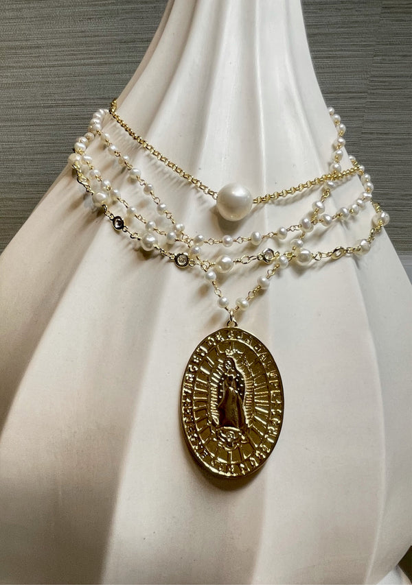 Penelope Pearl Pendant Necklace
